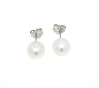 Orecchini Mikiko Donna in Oro bianco Perla M.GTR90B - M.GTR90B